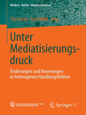 cover image of Unter Mediatisierungsdruck